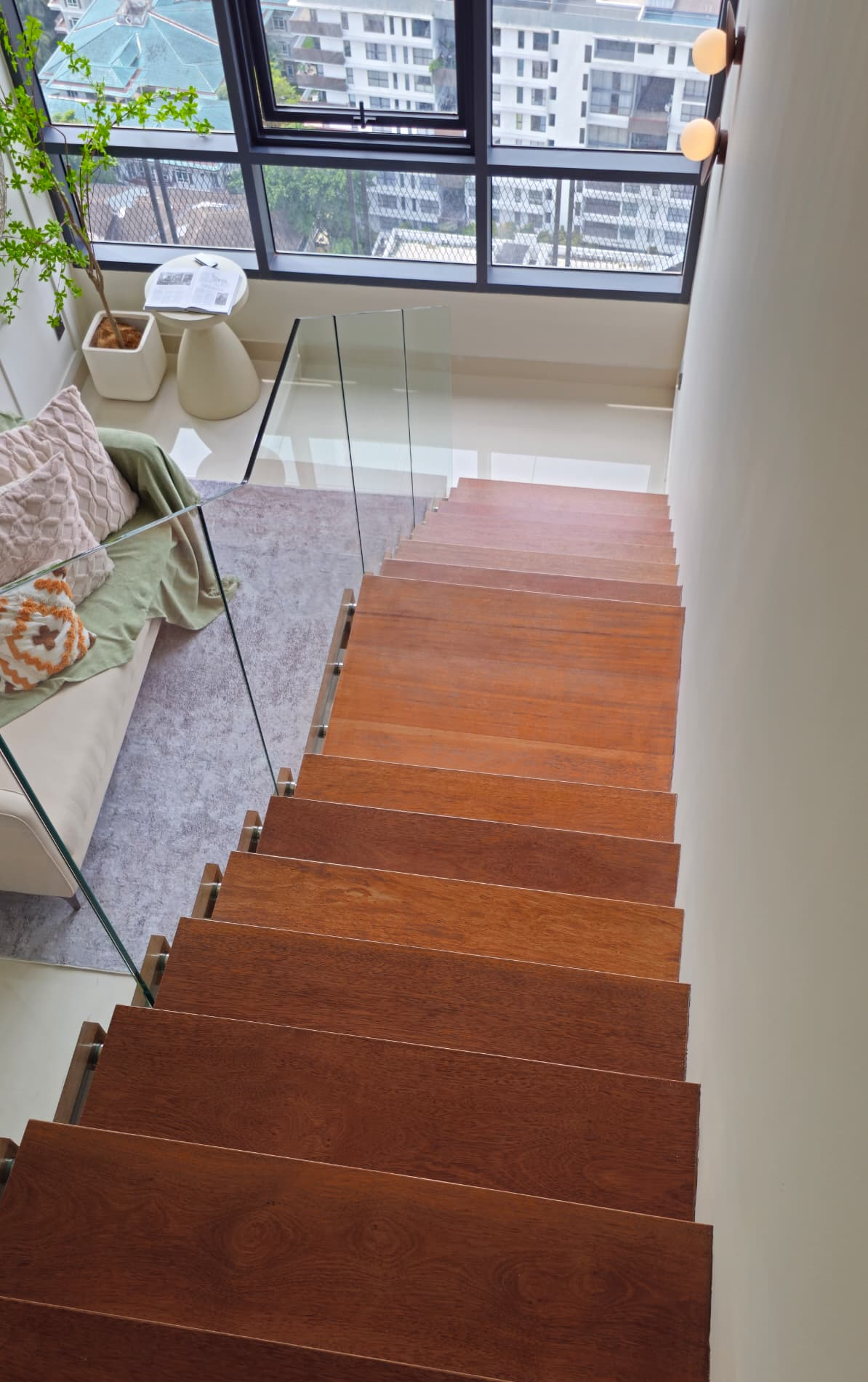 Merbau Floating Staircase